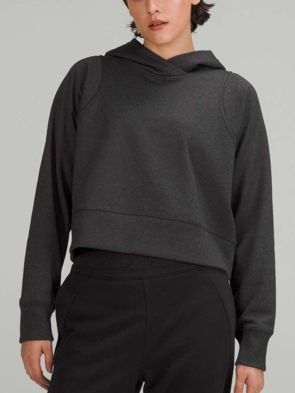 Lululemon Loungeful Cropped Hoodie Spark Size 12